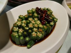 秋葵-沽上民肴·海鲜锅贴·天津菜(福州道鸿正家园店)