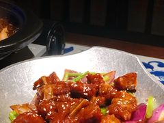 蒜香蜜汁排骨-绿茶餐厅(光谷世界城步行街店)