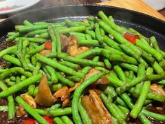 乡下虾酱花肉啫豆角-广府乡下·饭庄(新港东路店)