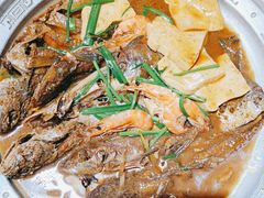 -东来菜馆•手抓海鲜家常菜•海鲜锅贴(鸽子窝店)