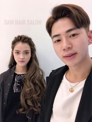 Yishen合影纪念-3AM HAIR SALON烫发染发接发