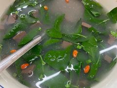 枸杞猪红汤-榕边干蒸鲜排骨·啫啫煲(西丽店)