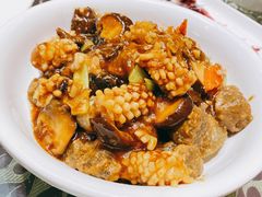 三鲜焖子-老虎滩船说·大连海鲜(老虎滩店)