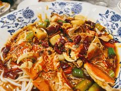 蟹脚捞粉-佳佳麻辣烧菜馆