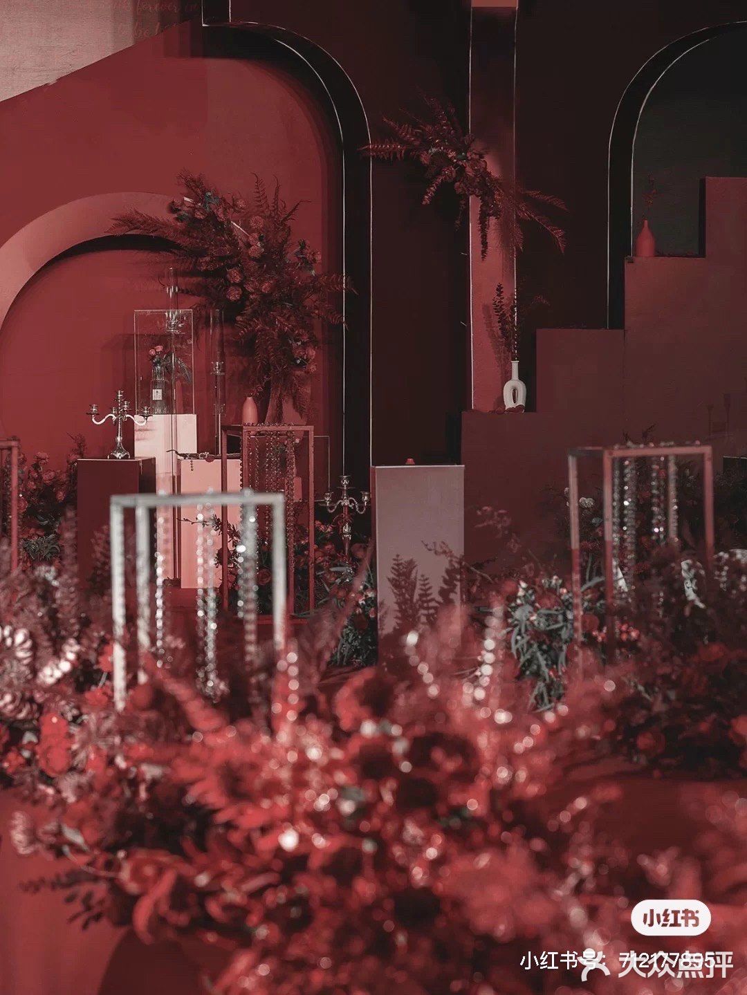 红色系婚礼| 一场勃艮第红与复古的炽烈碰撞