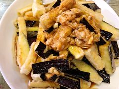 蛤蜊肉拌茄子-华春餐馆(鱼山路店)