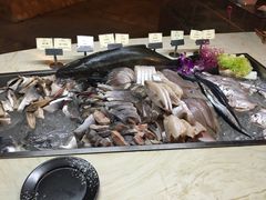 碳烤或者铁板-三亚海韵度假酒店·渔人码头海鲜火锅BBQ自助餐厅·落日吧