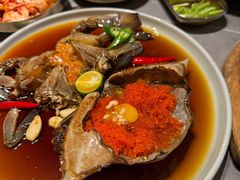 -草家酱蟹炭火烤肉店(珲春南路一店)