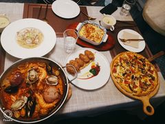 意大利腌肉香菇比萨-LUCCA卢卡西班牙海鲜饭(远洋广场店)