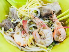 虾排骨面-白蘭閣街蝦麵