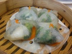 鲜虾菠菜饺-太子园林酒家