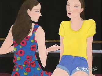 画作来自时装插画作品凯莉