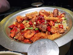 干锅排骨虾-嘎嘎鸭脑壳(蜀汉路店)