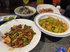 传统爆三样-真地道京味府·鲜橙烤鸭·北京菜(朝外大街东大桥店)