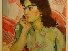 宋贤珍·油画《哈萨克族大学生努尔西亚》-上海油画雕塑院