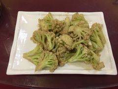 虾酱啫菜花-台山美食一绝阿四台山黄鳝饭(阿四创作店)