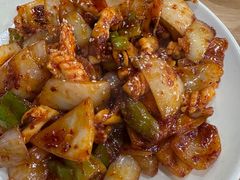 辣炒鱿鱼-贤花饭店(城阳店)