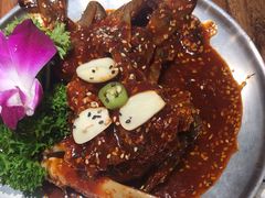 -明洞阿姨·韩式酱蟹烤肉·创意料理(三元桥店)