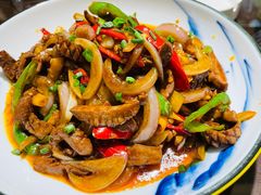 山椒爆腰丝-老码头鲜鱼馆