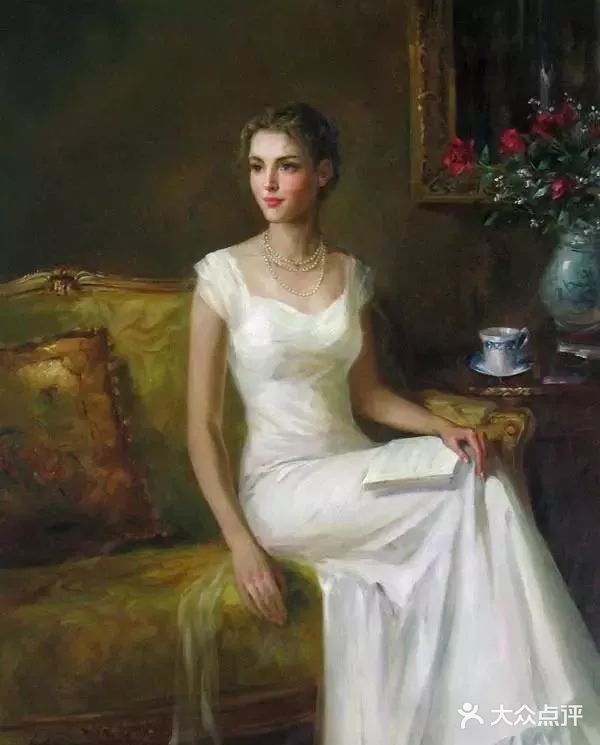 这油画🖼️中的美女,好美!!!