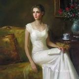 这油画🖼️中的美女,好美!!!