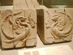 凤纹砖+凰纹砖-常州博物馆