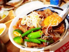 酱烧月见牛五花丼饭-堂本家·二代目·炸猪排(Express东海店)