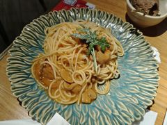 蘑菇培根白酱意面-斗牛士牛排(南京东路店)