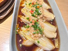 蒜香娃娃菜-蜜桃餐厅·伴山(绿宝广场店)
