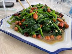 果仁菠菜-北戴河庆山饭店·海鲜砂锅粥(北戴河黑石路店)