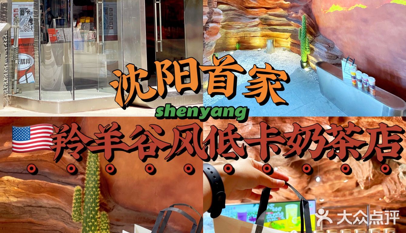 沈阳首家🇺🇸羚羊谷风低卡奶茶店点单攻略