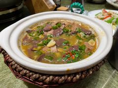 椒香鸭血浇肠头-三道菜(明堂公园店)