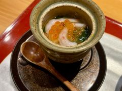 青海苔生筋子甜虾茶碗蒸-鮨青(恒基名人购物中心店)