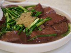 姜茸韭菜浸猪红-顺德人家食府(黄金广场店)