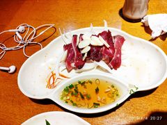 生牛肉刺身-花枝日本料理(金沟河店)