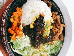 黑椒牛柳铁板饭-上海师范大学西部食堂