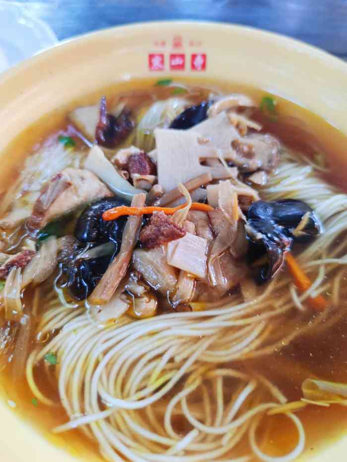 寒山寺素斋馆-"自从上次去灵隐寺吃了素面就对寺庙的素食馆.