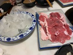 手切苏尼特羊上脑芯-宣武小院涮肉(前门店)
