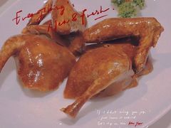 玻璃脆皮乳鸽-利苑酒家(金宝店)