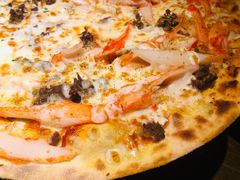 蟹肉牛肉披萨-机器人火炉披萨