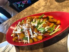 小葱拌饼子-金太阳海鲜烧烤·本地人餐厅(东纬路旗舰店)