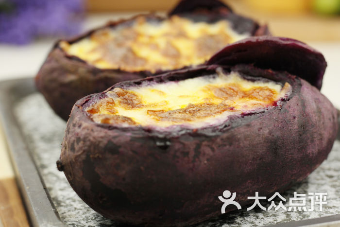 芝士焗紫薯