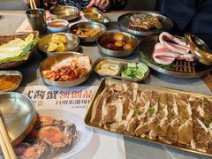 -草家酱蟹炭火烤肉店(珲春南路一店)