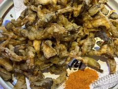 炸平菇-东北哈尔滨酱骨头馆房掌柜铁锅炖