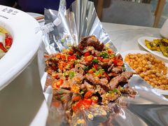 锡纸香菜牛肉-渔语鱼酸菜鱼新川菜(来福士店)