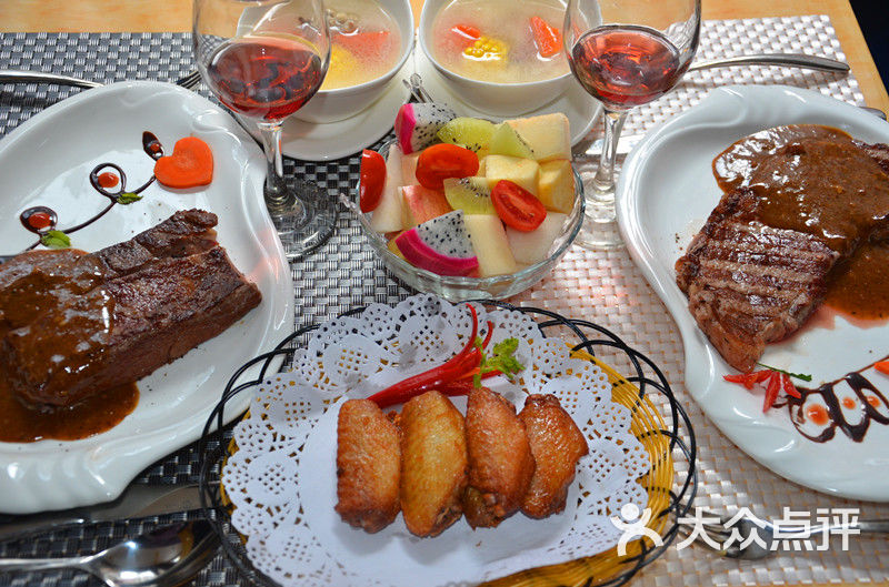 爱尚超级牛排(高山街店)-心心相印情侣套餐-菜-心心相印情侣套餐图片