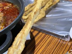 -老红桥炸灌肠牛肚锅烧烤(定福庄店)