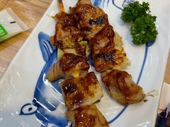 京葱鸡肉串-渔日本料理铁板烧(新天地假日广场店)
