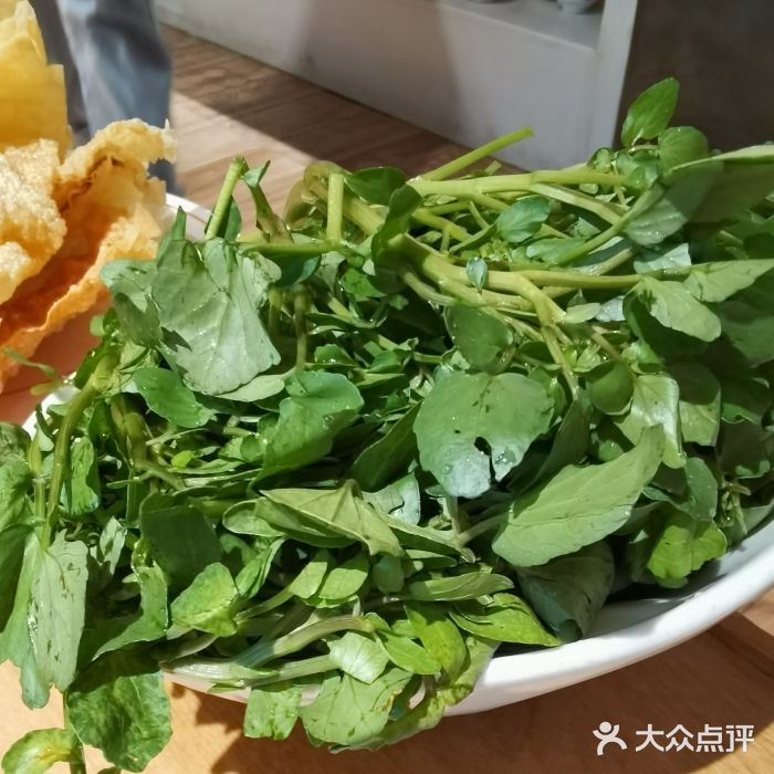 汕头八合里海记牛肉店(国贸店)潮汕西洋菜图片