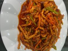鱼香鸡丝-清真鸿起来饭庄(复兴路店)